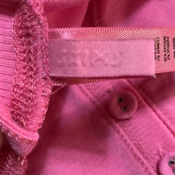 SIMS Women’s Pink Long Sleeve One Piece Shirt Gown Small Feminine Soft - Picture 6 of 10